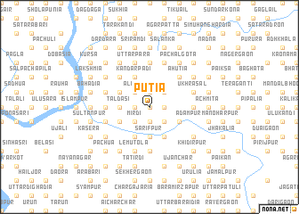 map of Putia