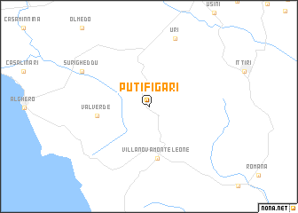 map of Putifigari