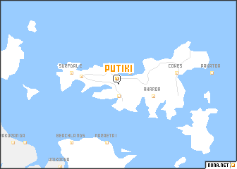 map of Putiki