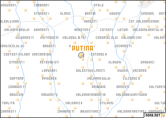 map of Putina