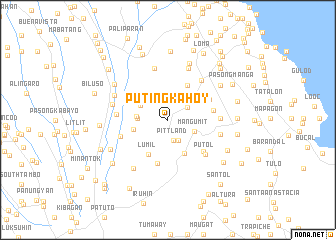 map of Puting Kahoy