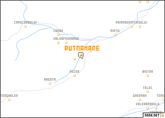 map of Putna Mare
