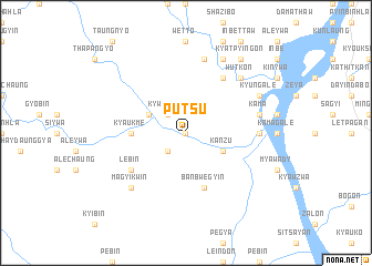 map of Putsu