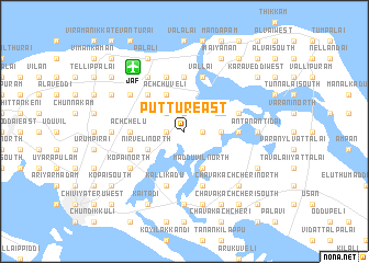 map of Puttur East