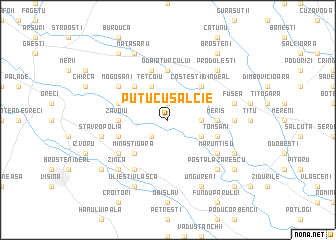 map of Puţu cu Salcie