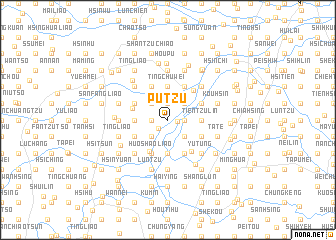 map of Pu-tzu