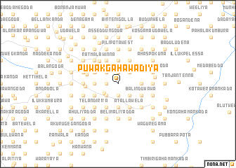 map of Puwakgahawadiya