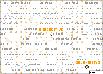 map of Puwakpitiya