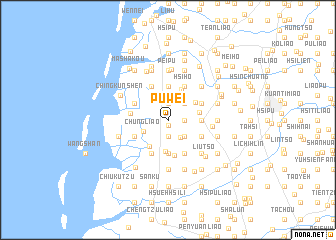 map of Pu-wei