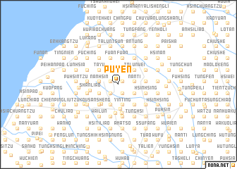 map of Pu-yen
