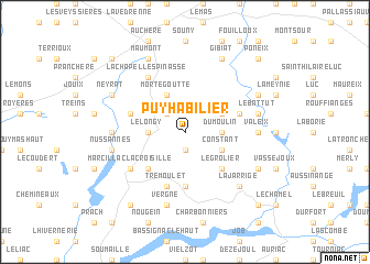 map of Puyhabilier