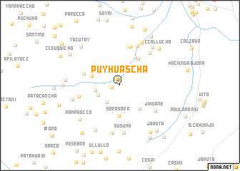 map of Puyhuascha