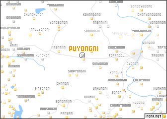 map of Puyong-ni