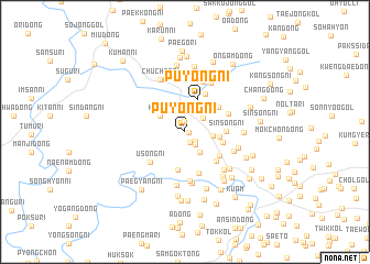 map of Puyong-ni