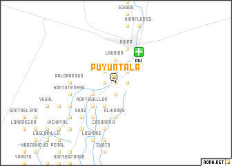 map of Puyuntalá