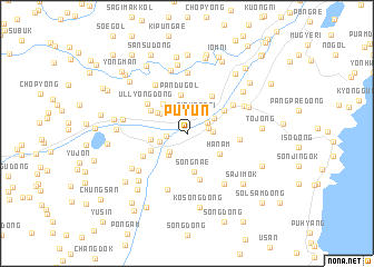 map of Puyun