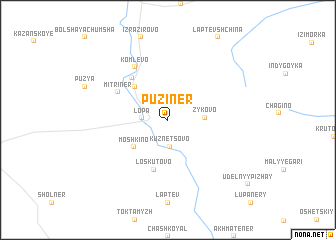 map of Puziner\