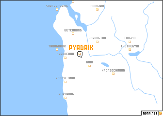 map of Pyādaik