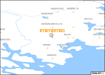 map of Pyaiyamyaki