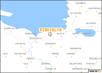 map of Pyakyulya