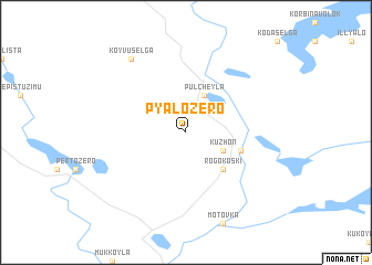 map of Pyal-Ozero