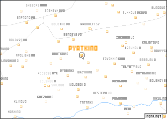map of Pyatkino