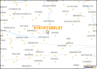 map of Pyatnitsa-Plot