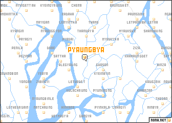 map of Pyaungbya
