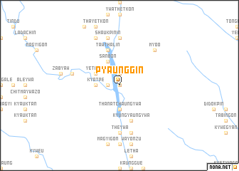 map of Pyaunggin