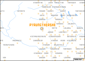 map of Pyaungthe Ashe