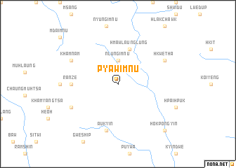 map of Pyaw-imnu