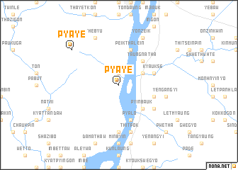 map of Pyayè