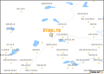 map of Pyhältö