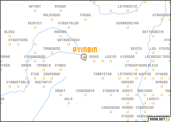 map of Pyin-bin