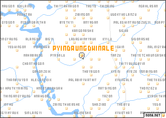 map of Pyindaungdwin Alè