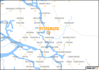 map of Pyindaung