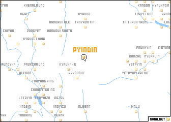 map of Pyindin