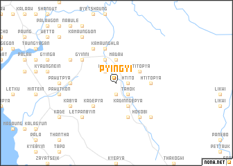 map of Pyingyi