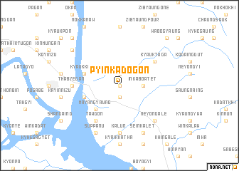 map of Pyinkadogon