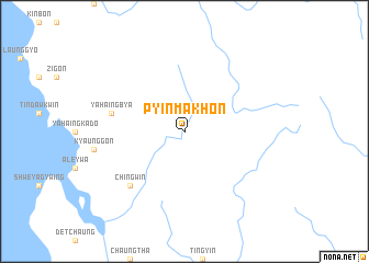 map of Pyinmakhon