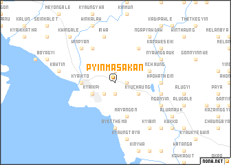 map of Pyinma Sakan