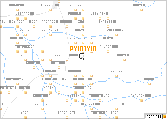 map of Pyinnyin