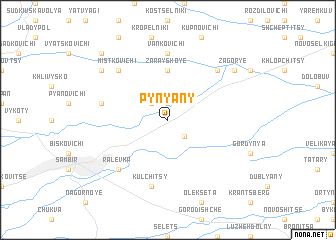 map of Pynyany