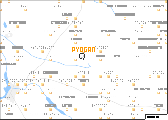 map of Pyogan