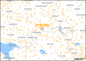 map of Pyŏlmol
