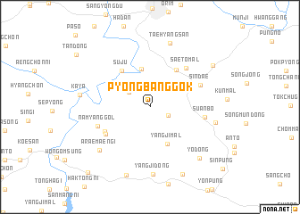 map of Pyŏngbanggok