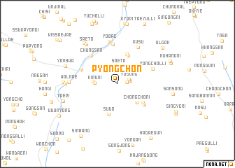 map of Pyŏngch\