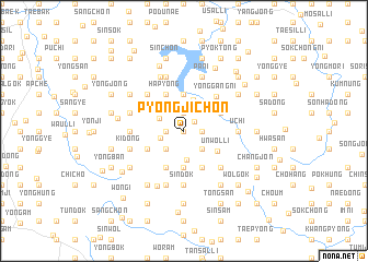 map of P\