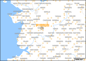 map of P\