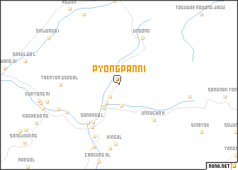 map of P\